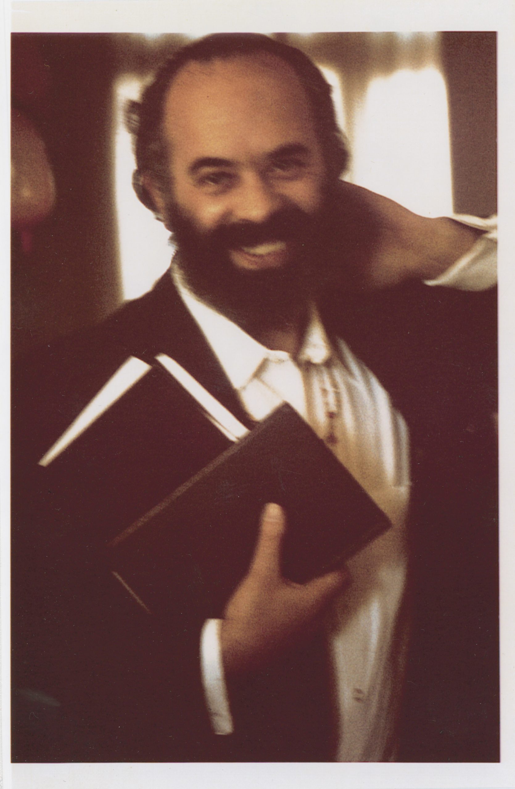 A young Shlomo Carlebach at the House of Love and Prayer, circa 1968. Photo by Marvin Kussoy, courtesy of Yehudit and Reuven Goldfarb.